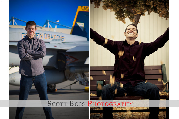 Senior pictures with fighter jets